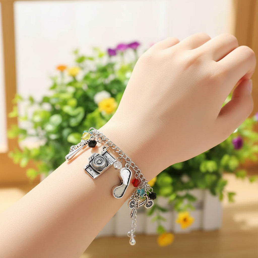 Vintage Fantasy Charm Bracelet