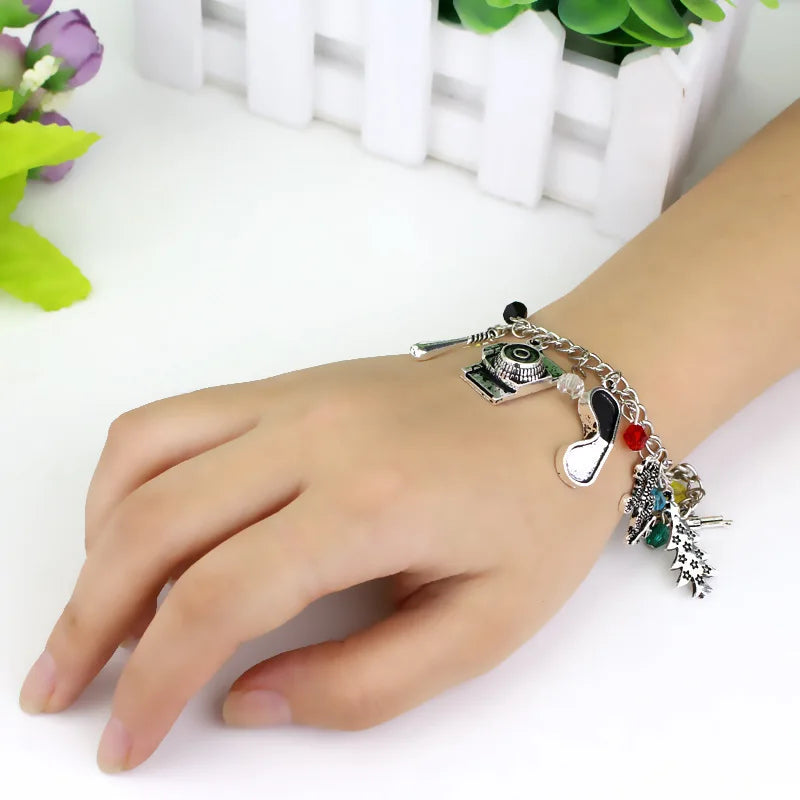 Vintage Fantasy Charm Bracelet